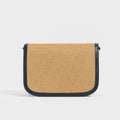 Horsebit 1955 Shoulder Bag in Canvas with Navy Leather