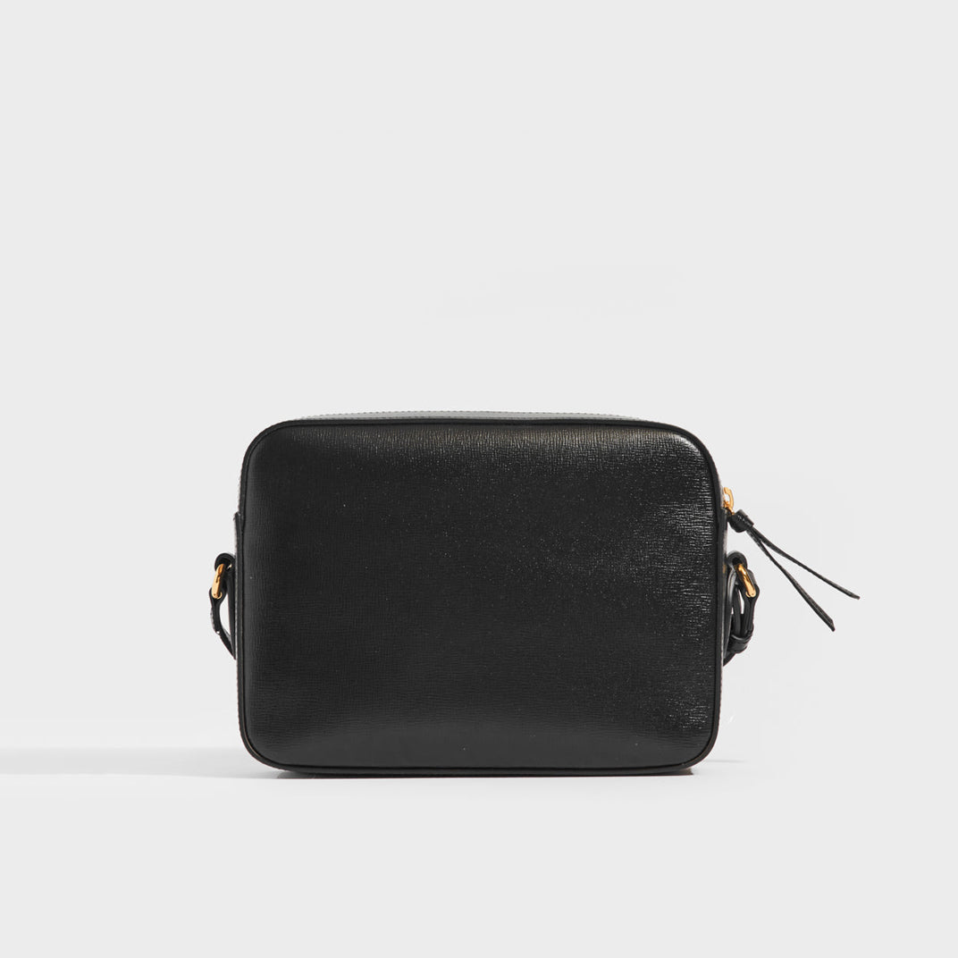 Horsebit 1955 Small Crossbody Bag in Black Leather