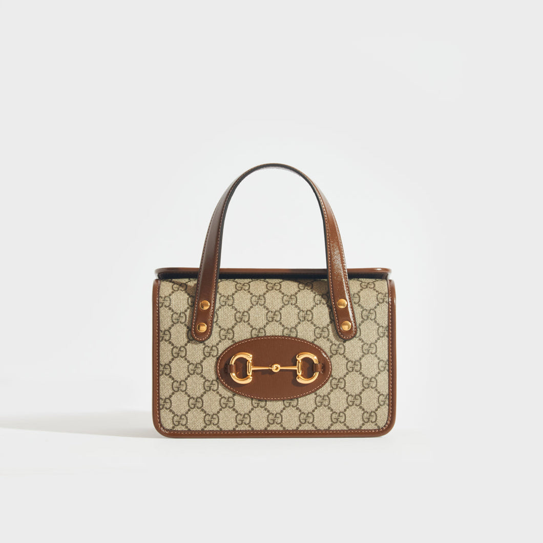 Gucci Horsebit 1955 Top Handle Bag Leather Mini