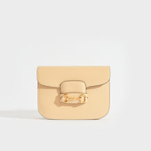 Load image into Gallery viewer, GUCCI Horsebit 1955 Leather Shoulder Bag in Bubble Tea