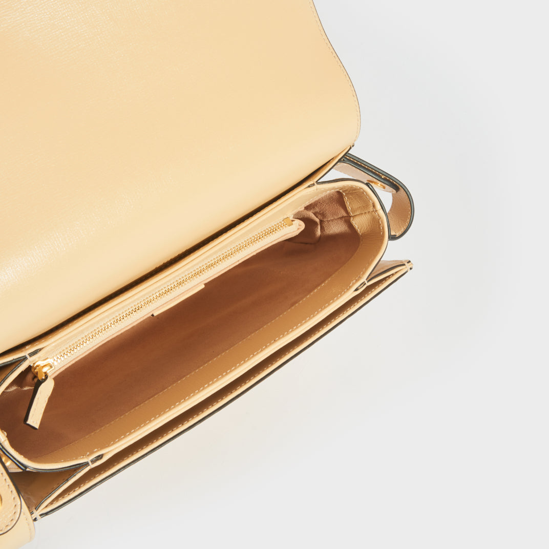 Horsebit 1955 Leather Shoulder Bag in Bubble Tea