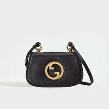 Load image into Gallery viewer, Front of the GUCCI Blondie Mini Bag in Black Leather