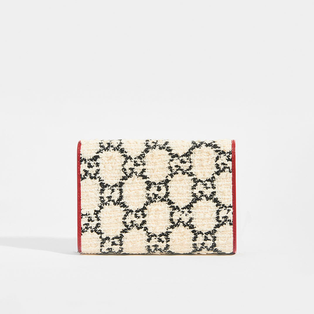 Dionysus Leather-Trimmed Bouclé-Tweed Shoulder Bag