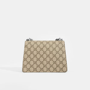 GUCCI Dionysus GG Supreme Mini Bag With Suede Trim in Black