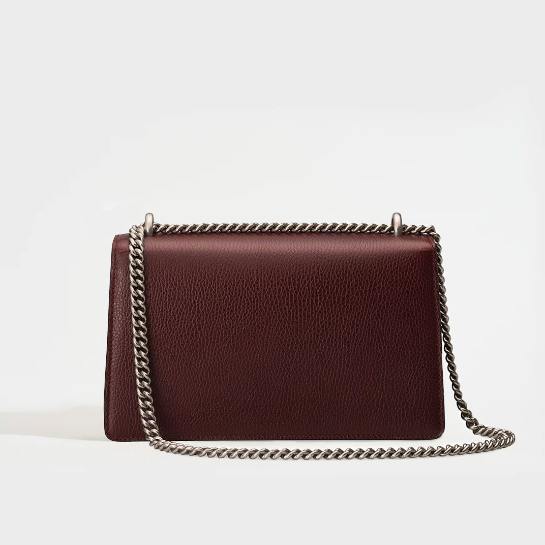 Dionysus Small Shoulder Bag in Burgundy