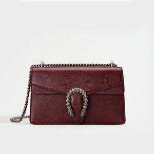 GUCCI Dionysus Small Shoulder Bag in Burgundy