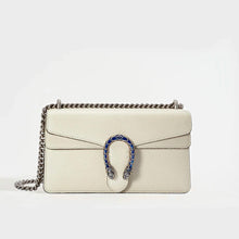 Load image into Gallery viewer, Front view of the GUCCI Dionysus Small Shoulder Bag in White