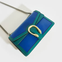 Load image into Gallery viewer, GUCCI Dionysus Small Shoulder Bag in Blue and Turquoise