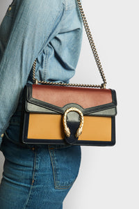 GUCCI Dionysus Small Shoulder Bag in Brick and Sand