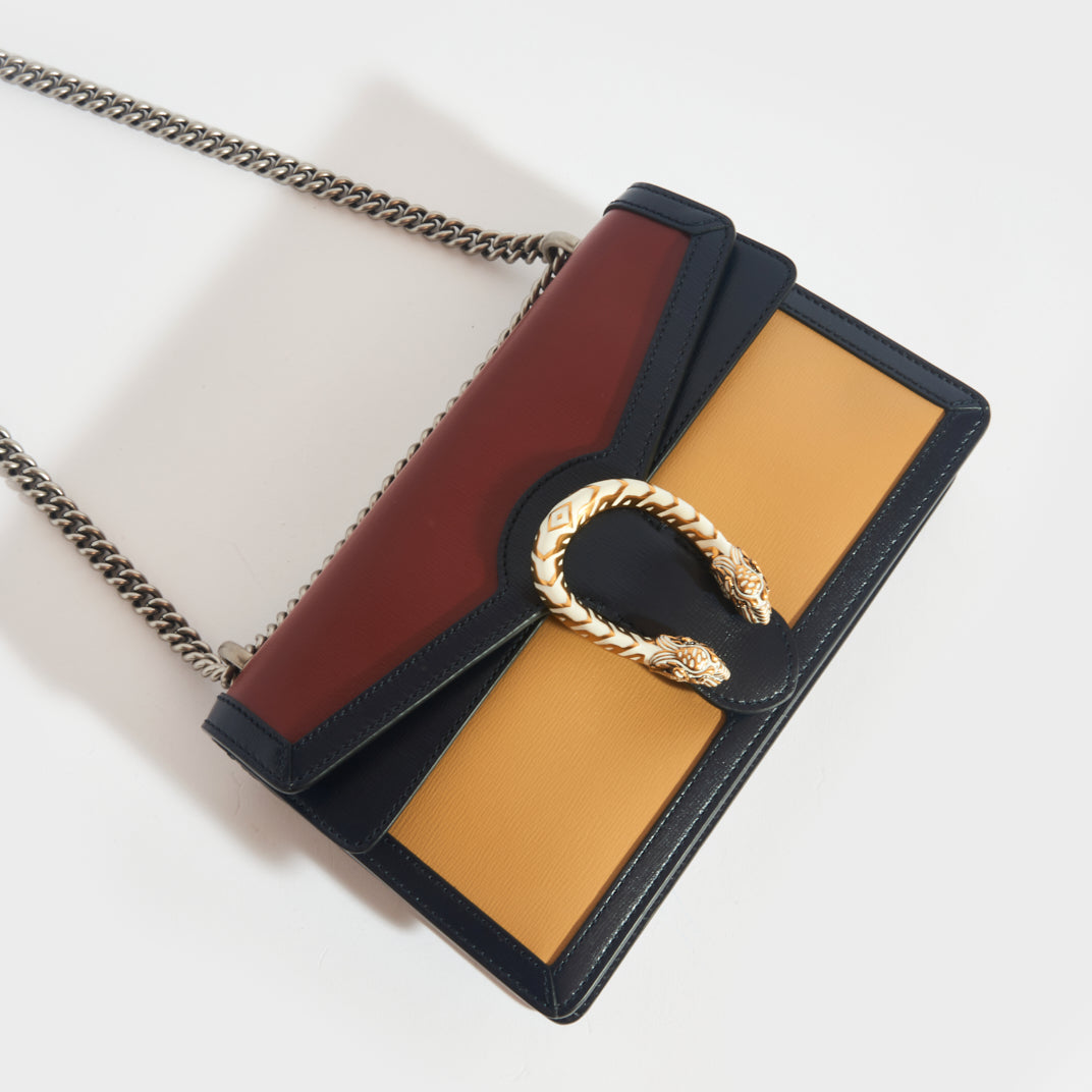 Dionysus Small Shoulder Bag in Brick and Sand