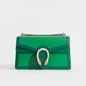 GUCCI Dionysus Small Shoulder Bag in Green and Emerald