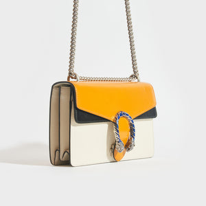 GUCCI Dionysus Small Shoulder Bag in Orange and White
