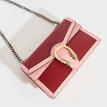 Load image into Gallery viewer, GUCCI Dionysus Small Shoulder Bag in Red and Pink