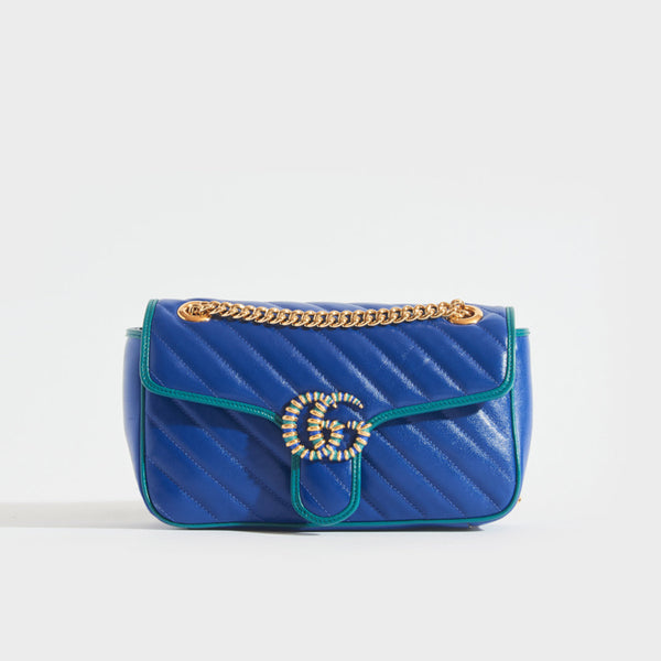 Gucci top turquoise bag