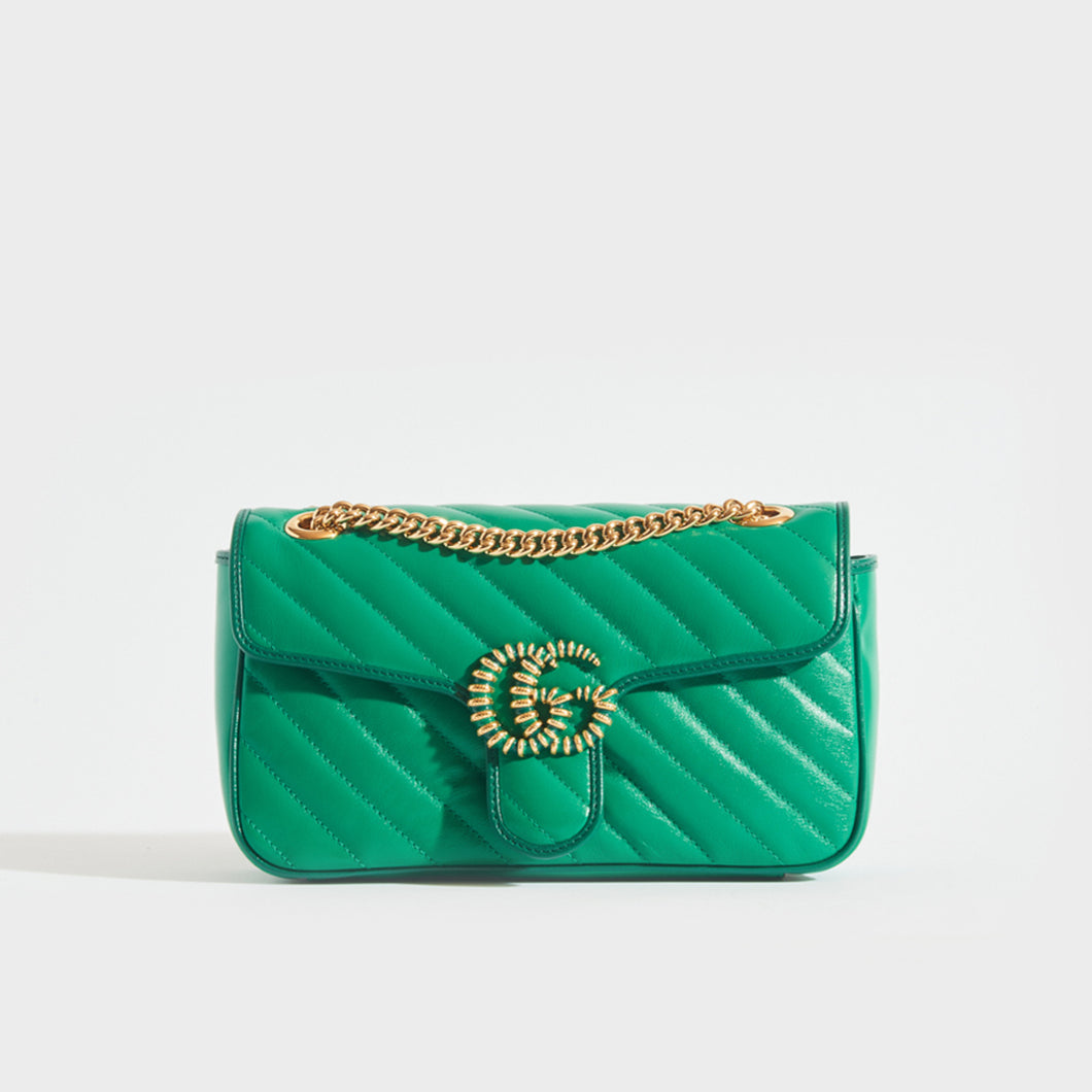 Copy of Gucci logo green pattern premium women small handbag luxury brand  for beauty | Small handbags, Women handbags, Leather handbags