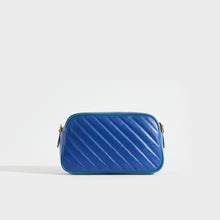 Load image into Gallery viewer, GUCCI GG Marmont Camera Bag in Blue with Turquoise Trim