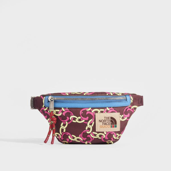gucci north face waist bag