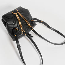 Load image into Gallery viewer, GUCCI GG Marmont Quilted Leather Mini Backpack in Black