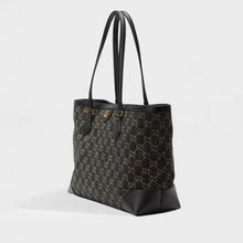 Load image into Gallery viewer, GUCCI Ophidia GG Medium Tote in Black and Ivory Denim