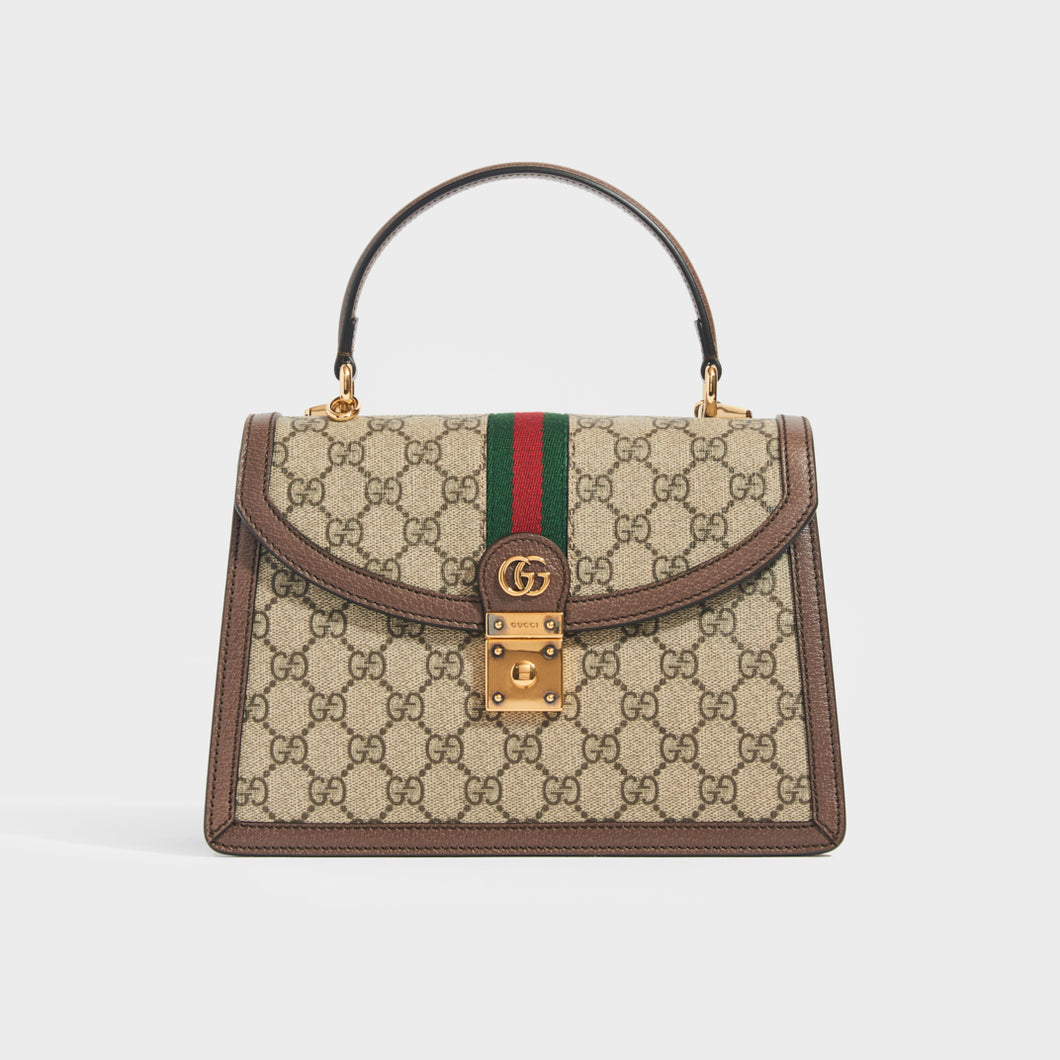 Gucci Ophidia Bag Mini Black in Leather with Gold-tone - US