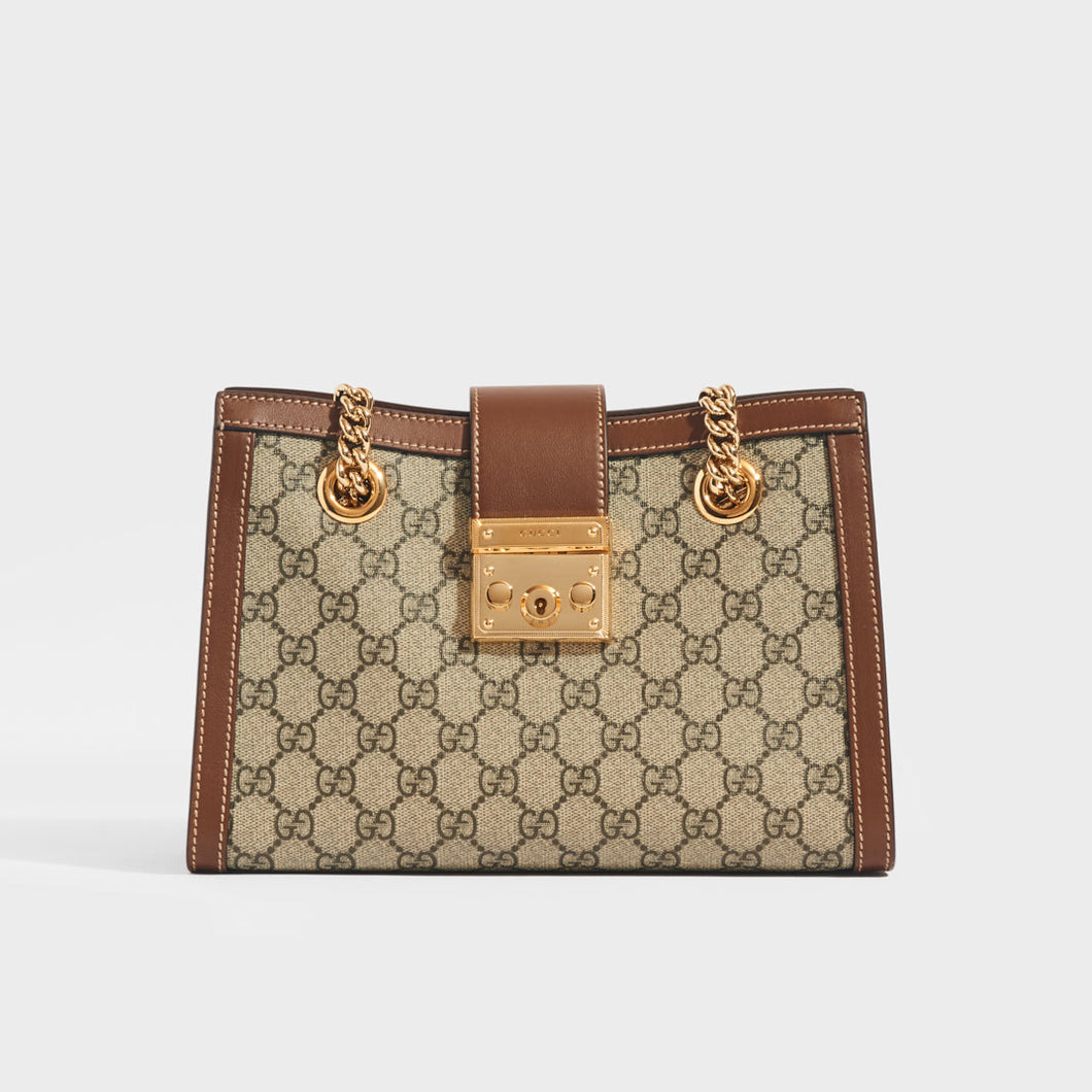 GUCCI Padlock Small GG Shoulder Bag GG Supreme – COCOON