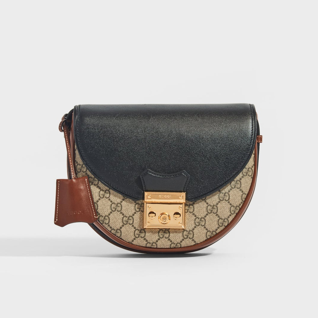 Padlock GG Mini Shoulder Bag in Beige - Gucci