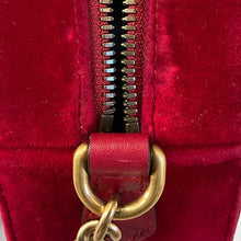 Load image into Gallery viewer, GUCCI Pre-Loved GG Marmont Camera Bag in Red Velvet