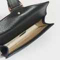 Small Dionysus Black Leather Bag