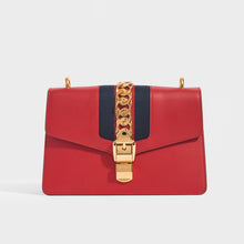 Load image into Gallery viewer, GUCCI Sylvie Small Shoulder Bag in Red Leather