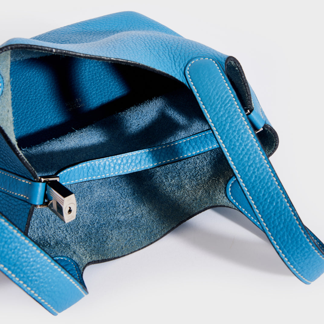 Hermes Tricolor Tressage De Cuir Picotin Lock 22 Bag – The Closet