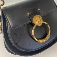 Load image into Gallery viewer, CHLOÉ Tess Small Crossbody Bag in Black Leather and Suede [ReSale]