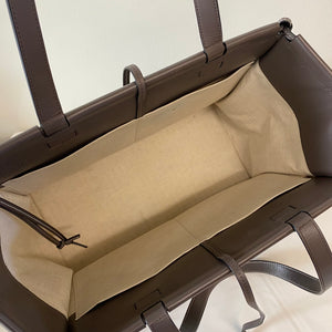 LOEWE Cushion Tote Bag in Grey Textured Leather [ReSale]