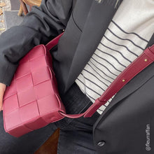 Load image into Gallery viewer, BOTTEGA VENETA Cassette Maxi Intrecciato Bag in Bordeaux