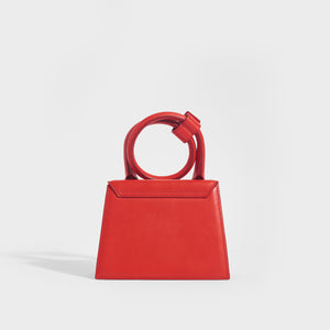 JACQUEMUS Le Chiquito Noeud Leather Shoulder Bag in Red
