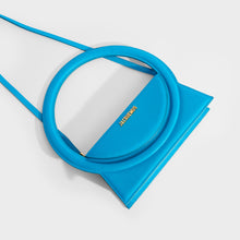 Load image into Gallery viewer, JACQUEMUS Le Sac Rond in Blue Leather