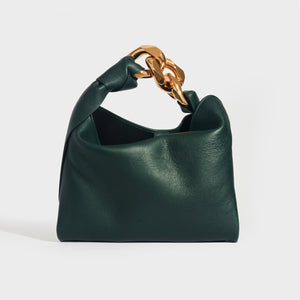 JW ANDERSON Small Hobo Chain Tote Bag in Green