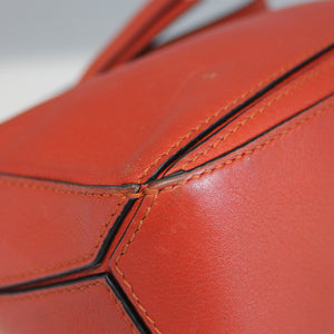 LOEWE Puzzle Mini Leather Shoulder Bag in Pomelo [ReSale]