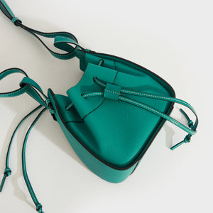 Green Hammock mini leather shoulder bag, LOEWE