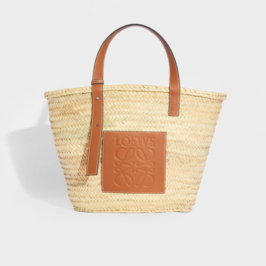 LOEWE Large Basket Bag in Tan