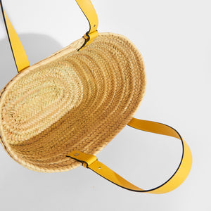 LOEWE Large Basket Bag in Yellow