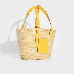 LOEWE Large Basket Bag in Yellow