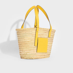 LOEWE Large Basket Bag in Yellow
