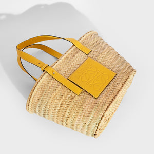 LOEWE Large Basket Bag in Yellow