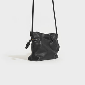 LOEWE Mini Flamenco Clutch Bag in Black