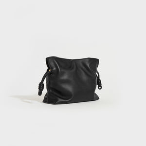 LOEWE Mini Flamenco Clutch Bag in Black