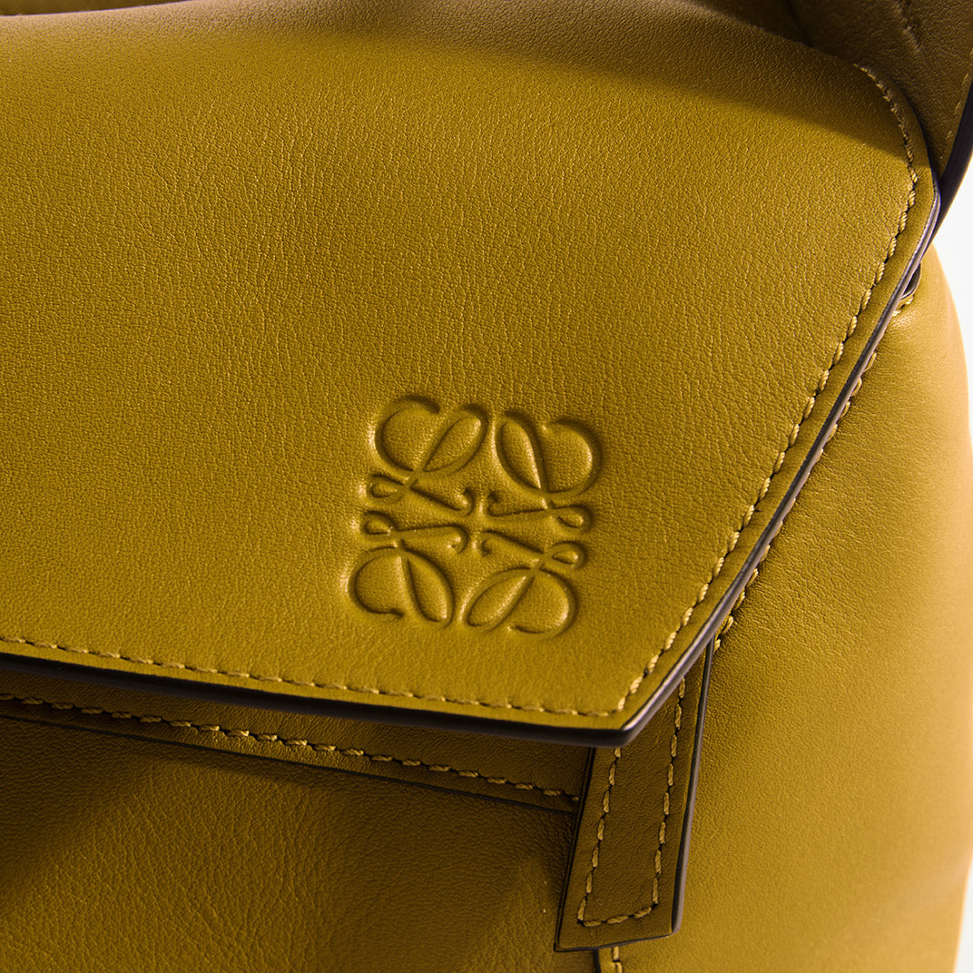 Puzzle Hobo Bag in Ochre Leather