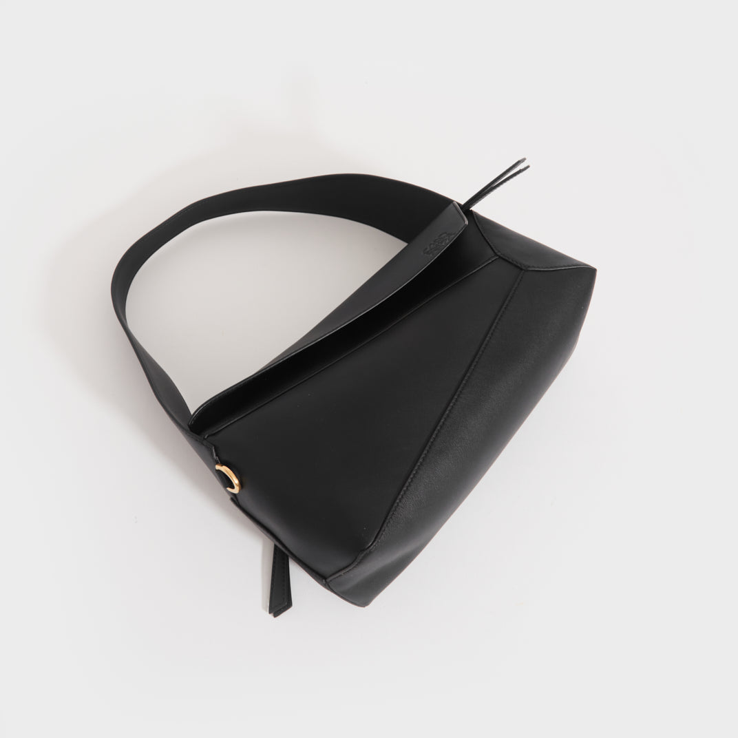 Loewe Black Puzzle Hobo Shoulder Bag