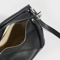 Small Puzzle Bag in Black Smooth Leather