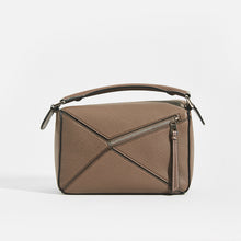 Load image into Gallery viewer, LOEWE Puzzle Small Grained Leather Bag in Dark Taupe