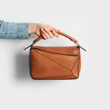 Load image into Gallery viewer, LOEWE Puzzle Small Smooth Leather Bag in Tan